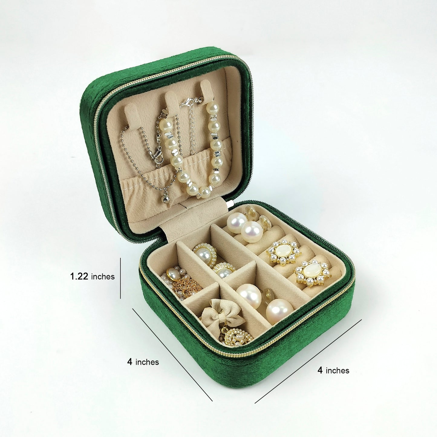 Portable Jewelry Storage Case - Travel Ring Jewelry Gift Box