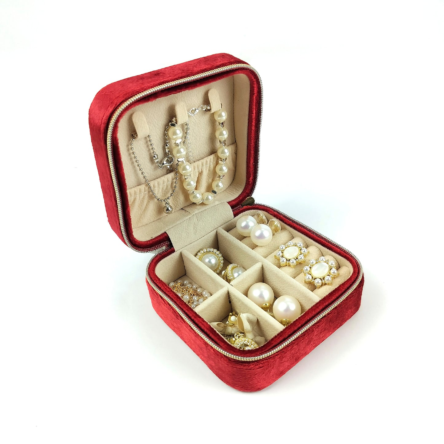 Portable Jewelry Storage Case - Travel Ring Jewelry Gift Box