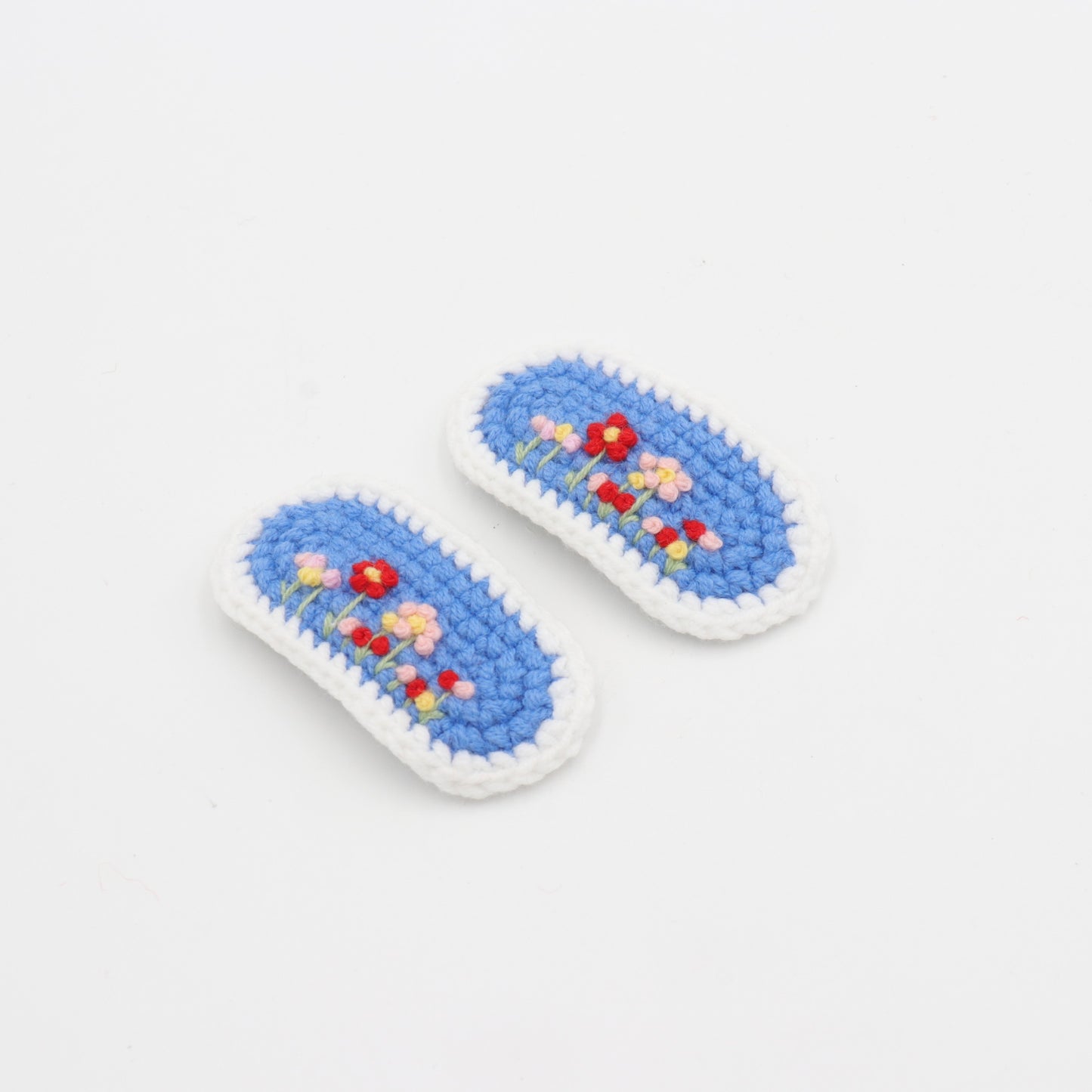 Wildflower Garden Crochet Hair Clip