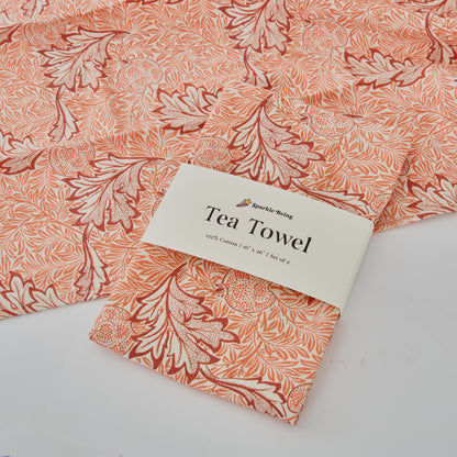 William Morris Apple Tea Towels – Set of 2 | 100% Cotton Botanical Dish Towels