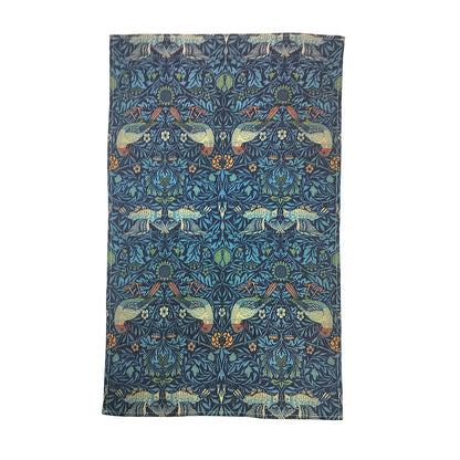 William Morris Birds Tea Towels – Set of 2 | 100% Cotton Botanical Dish Towels