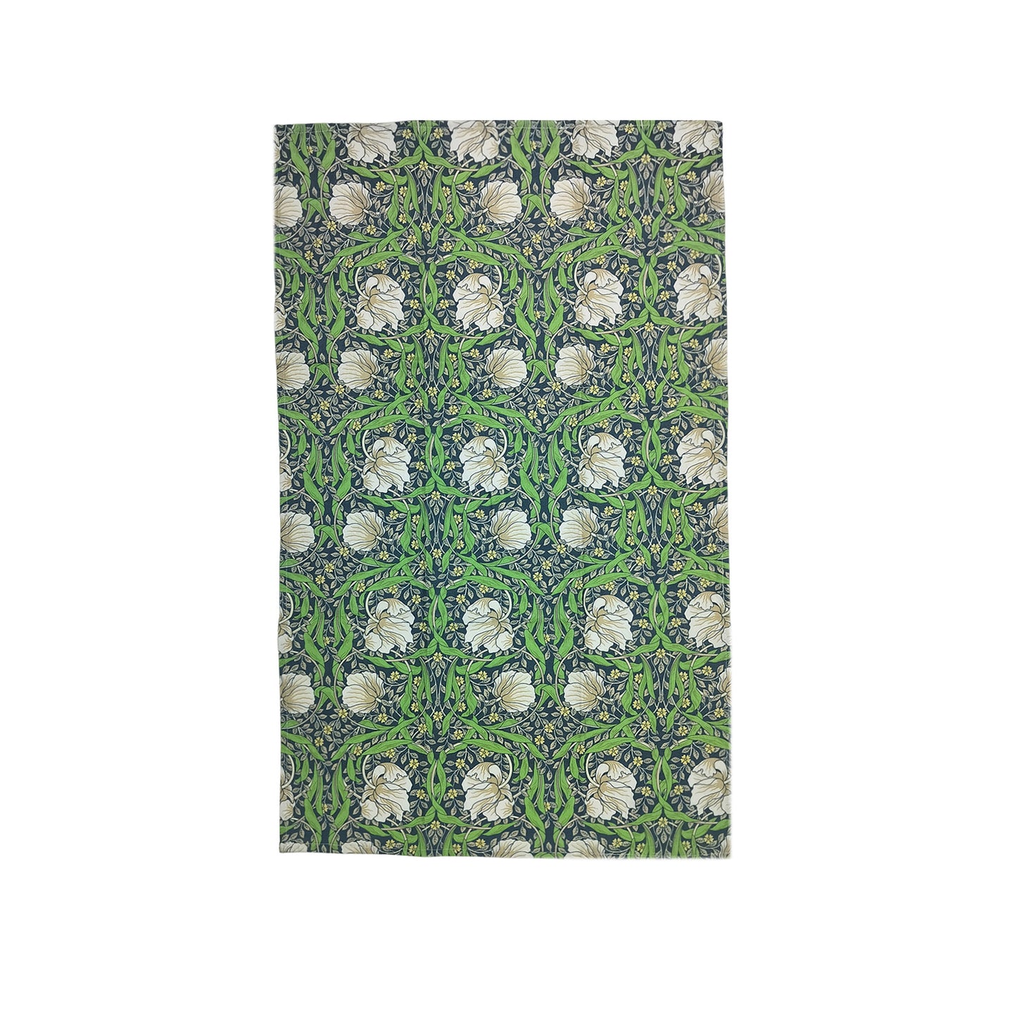 William Morris Green Pimpernel Tea Towels – Set of 2 | 100% Cotton Botanical Dish Towels