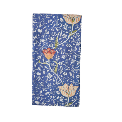 William Morris Medway Napkins – Set of 4 | 100% Cotton Reusable Floral Dinner Napkins