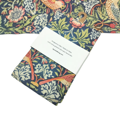William Morris Strawberry Thief Tea Towels – Set of 2 | 100% Cotton Botanical Dish Towels