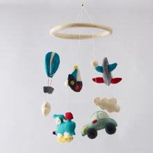 Load image into Gallery viewer, Wool Felt Baby Mobile For Crib Children&#39;s &amp; Nursery Room - Balloon
