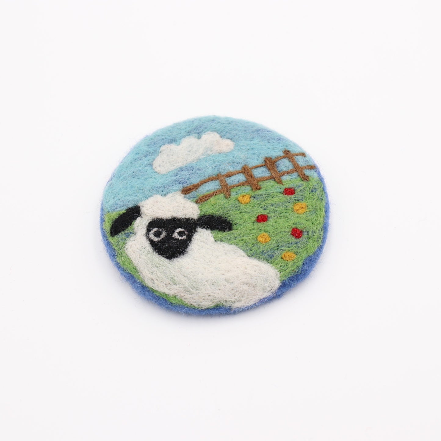 Wool Felt Coaster – Sheep, Seahorse, Crab & Save the Planet Drink Coasters
