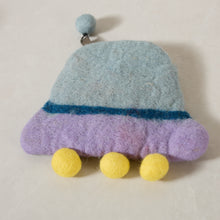 Load image into Gallery viewer, Wool Felt pouch Hand Carry Coin Purse - NASA Wallet
