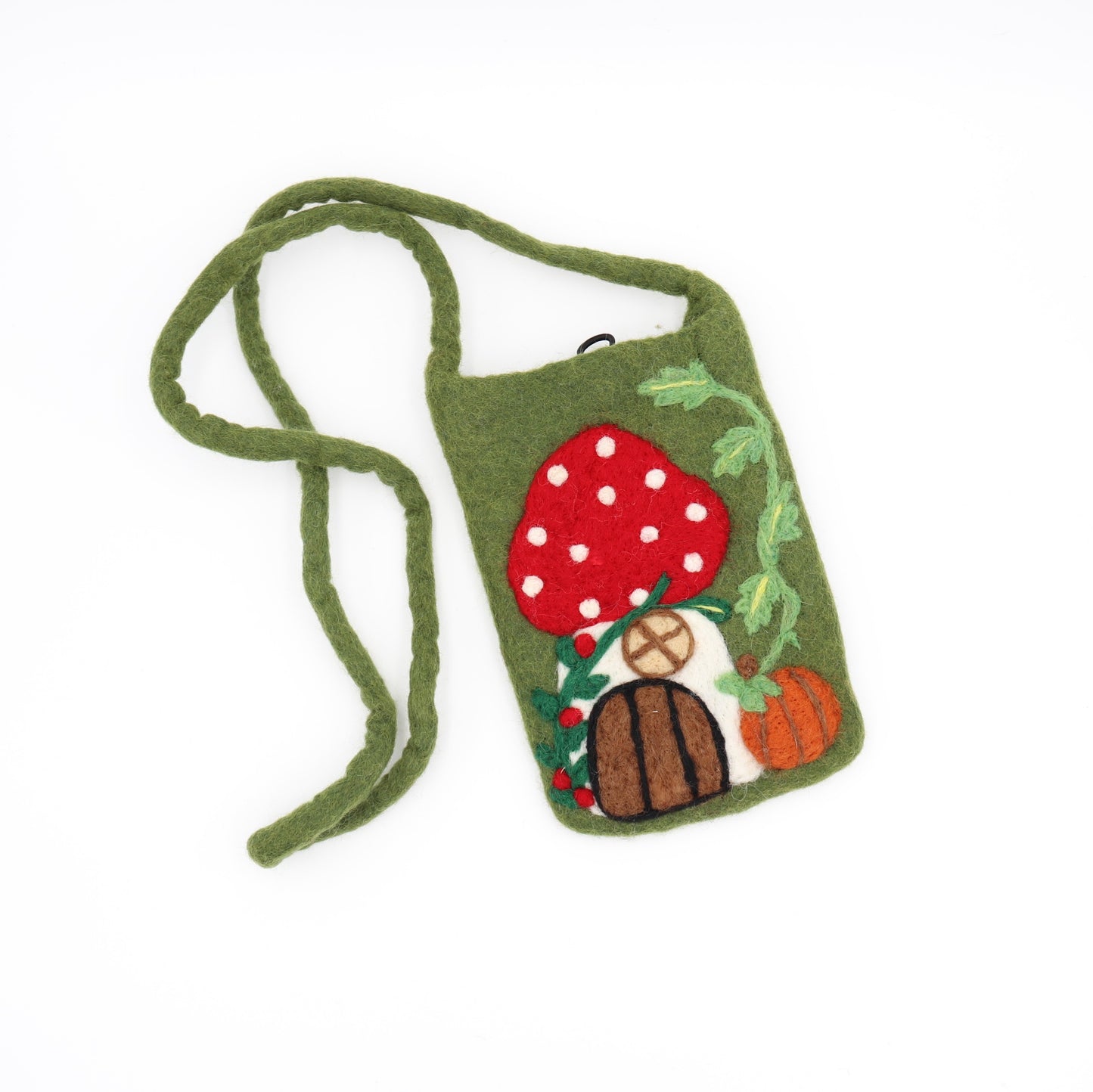 Wool Felt Crossbody Bags – Mushroom Cottage & Calico Cat