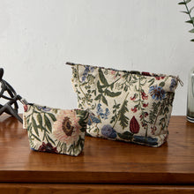 Load image into Gallery viewer, Botanical Toiletry Bag - Travel-Friendly Cosmetic Bag
