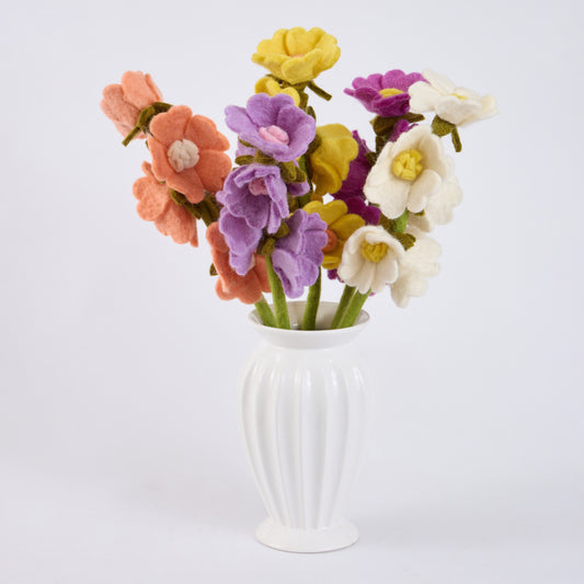 Handmade Wool Felt Wildflowers - Gladiolus