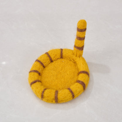 Felt Cat Tails Coffee Cup Mug Table Mat Coaster