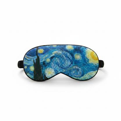 Art Print Sleep Mask - The Starry Night By Vincent van Gogh