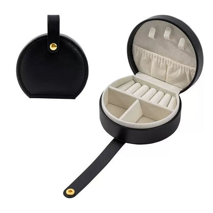 Vegan Leather Mini Portable Jewelry Storage Gifts Box