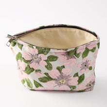 Load image into Gallery viewer, Pink Camellia Toiletry Bag - Travel-Friendly Cosmetic Bag
