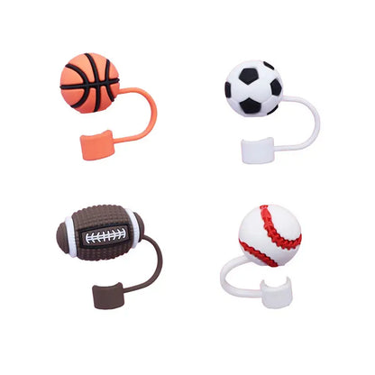 10mm Game Silicone Straw Top Cover for Tumblers