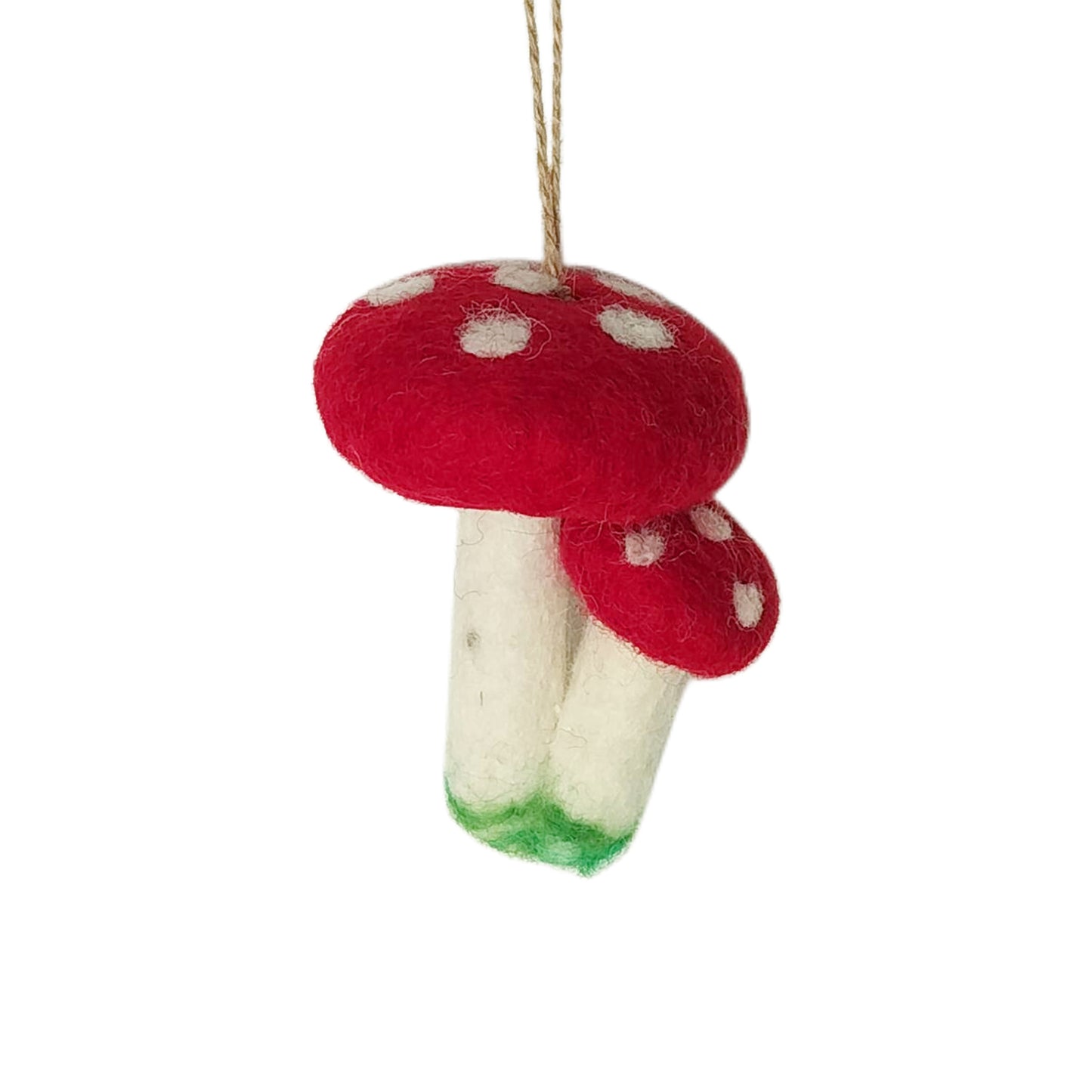 Felt Toadstool Mushroom Ornament – Woodland Holiday Decor