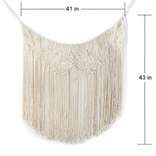 Load image into Gallery viewer, Hand-woven Pendant Macrame Wall Hanging Home Decoration - leaf
