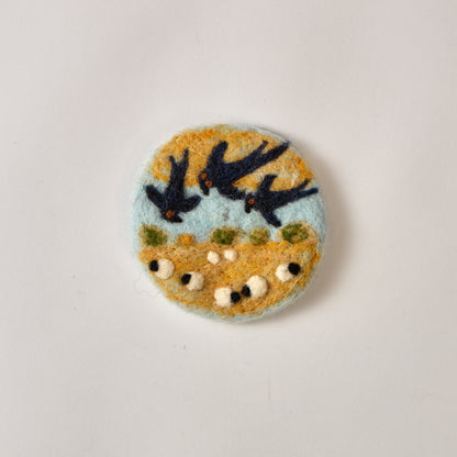 Handmade Wool Felt Coffee Cup Mug Table Mat Coasters