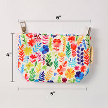 Load image into Gallery viewer, Watercolor Flowers Toiletry Bag - Travel-Friendly Cosmetic Bag
