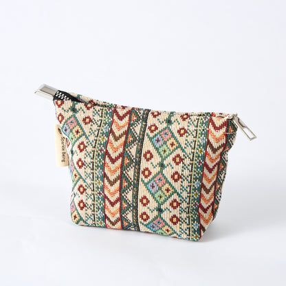 Modern Aztec Toiletry Bag - Travel-Friendly Cosmetic Bag