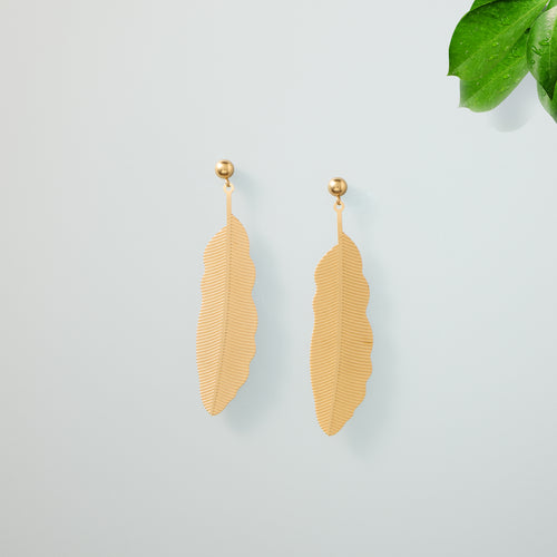 Stainless-Steel-Drop-Earrings-feather