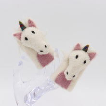 Load image into Gallery viewer, Unicorn Felt Finger Puppet Toy
