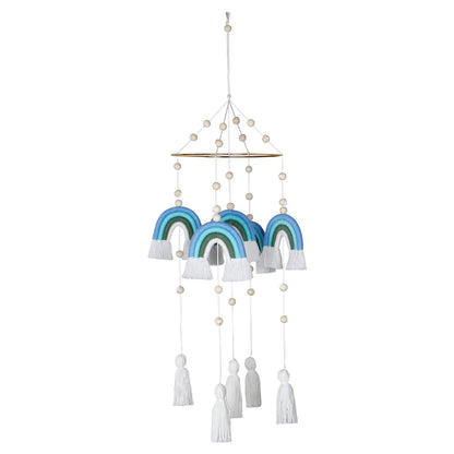 Handmade Rainbow Hanging Baby Crib Mobile For Nursery Room