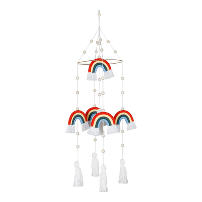 Handmade Rainbow Hanging Baby Crib Mobile For Nursery Room