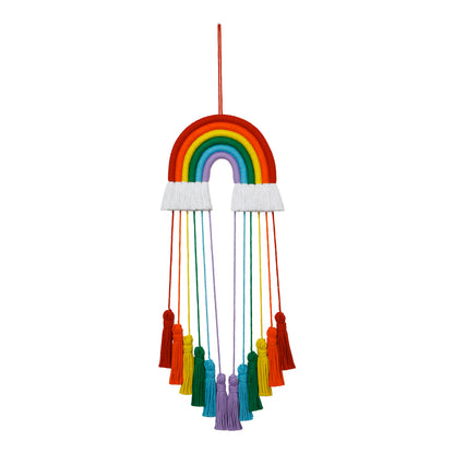 Rainbow Wall Decor Hanging Macrame for Kid's Room