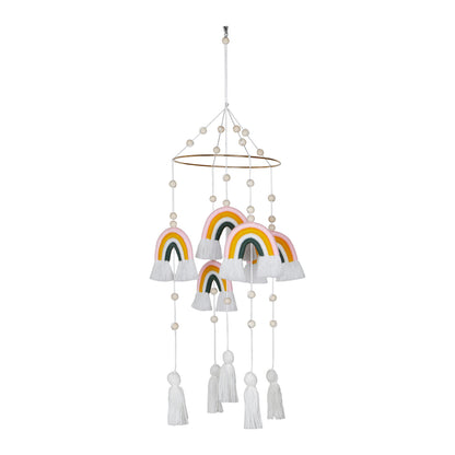 Handmade Rainbow Hanging Baby Crib Mobile For Nursery Room