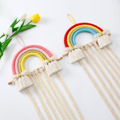 Rainbow Hairpin Display Storage Wall Decoration For Children's room