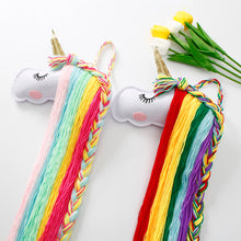 Load image into Gallery viewer, Unicorn Rainbow Hairpin Display Storage Wall Hanging Decoration
