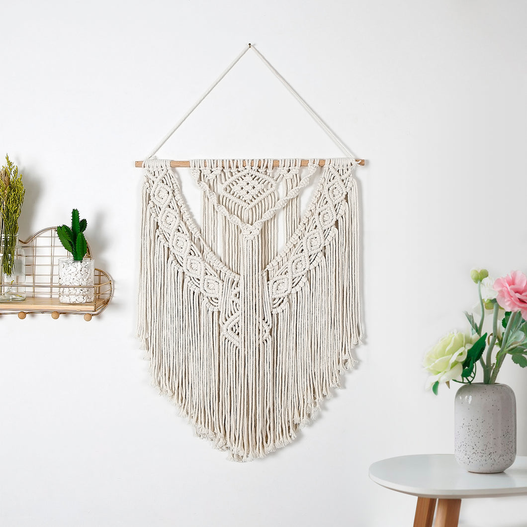 Hand-woven Macrame Wall Hanging Tapestry Boho Crafts Art Home Decor - Arya
