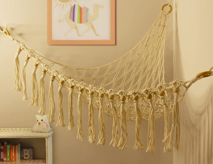 Plush Toy Net Hammock Macrame Hanging For Stuffed Animal Toys Storage