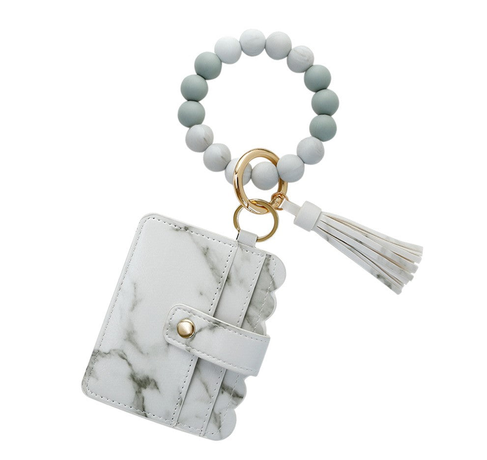 ★Bandolier★SELENA WRISTLET★Pearl Gld/Gld Wristlet Strap Selena Wristlet - Pearl/Gold – Bandolier