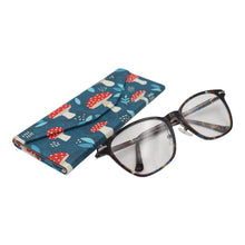 Load image into Gallery viewer, Mushroom Eyewear Glasses Case - Eco Leather Magnetic Folding Hard Case for Sunglasses, Eyeglasses, Reading Glasses
